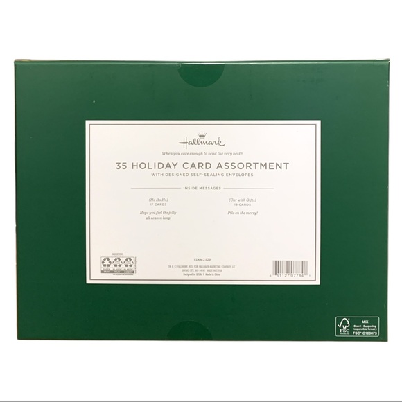 Hallmark Holiday Card Set – 35 Count (2 Designs) – New in Box - Picture 2 of 5